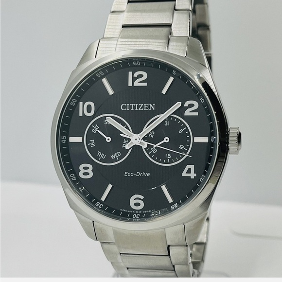 Citizen Eco-Drive Corso Stainless Steel Men's Watch AO9020-84E Brand New - Picture 7 of 9